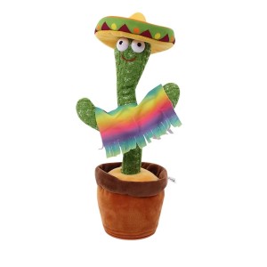 Custom Dancing Cactus Toy Singing Talking Record Electric Cactus Toy Wholesale Dancing Cactus Doll Eco-friendly Plush Unisex PT