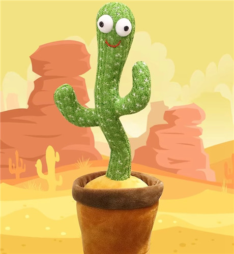 Dancing Cactus Electric Singing Dancing Saxophone Cactus Toys