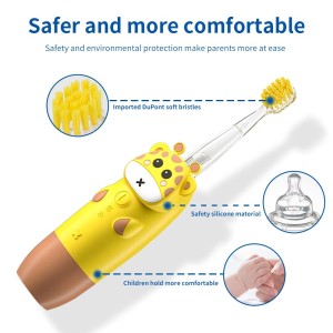 Cheap Children Electric Toothbrush Cartoon Cute Waterproof Baby Tooth Brush Power LED Electric Toothbrush for Kids