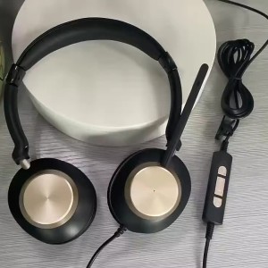 Telephone Headset Noise Cancelling Call Centre PC Computer Headset for Online Meetings Kids Learning Telephone Headset