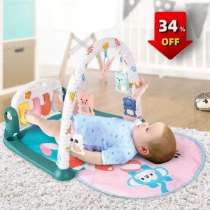 Baby Toys 0-6 Months Kick and Play Piano Gym Mat Kids Activity Center Oyuncak for Toddler
