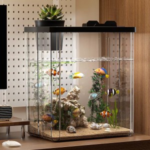 Factory Price Custom Acrylic Fish tank Small Indoor Pets Acrylic Aquarium