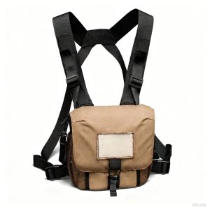 Customized Fashion Outdoor Sport Hunting Binoculars Harness Comfortable Portable Tactical Vest Backpack Travel Men Chest Pack