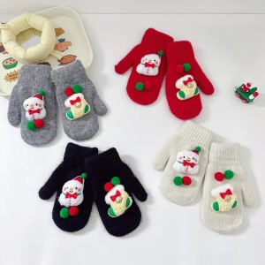 Wholesale New Hot Selling Christmas Cute Cartoon Mittens Gift Winter High Quality Keep Warm Children Gloves & Mittens