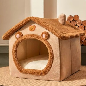 Small Animal Nest, cat House, Small and Medium-sized Dog Detachable and Washable, Winter Warm cat Bed, Sleep Pad Wholesale